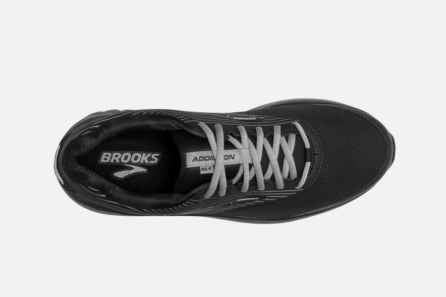 Brooks Addiction Walker Suede Running Shoes Mens Black 084792-ZGJ